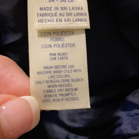 Osh Kosh B’gosh 4T blue lined polyester skirt uniform stretchy back waistband - Picture 6 of 9